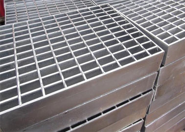 Non Sagging Steel Walkway Grating High Strength For Industrial Floors