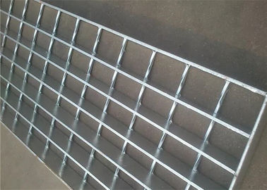High Security Stainless Steel Bar Grating , Steel Open Mesh Flooring Non Slip