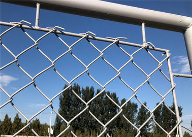 Temporary Chain Link Garden Fencing For Sports , Power Coated Chain Link Fence
