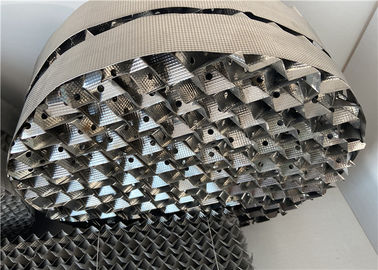 250Y SS 304 Metal Structured Tower Packing 210mm Layer Height High Capacity