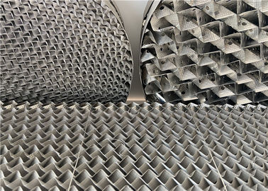 250Y SS 304 Metal Structured Tower Packing 210mm Layer Height High Capacity
