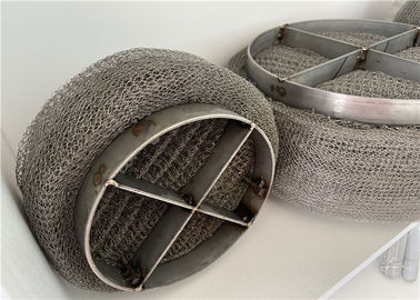 SS 304 Wire Mesh Mist Eliminator Demister Pad For Liquid And Gas Seperation