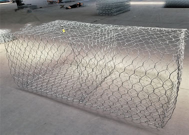Galvanized 2x1x0.5m 2.4mm 60x80mm Welded Gabion Box