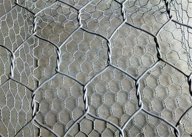 Anti Corrosion Steel Wire Mesh For Gabion Basket Stone Cage Retaining Wall 80 X 100