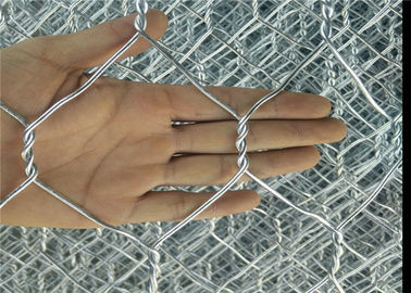2*1*1m Retaining Wall 60*80mm Gabion Wire Mesh