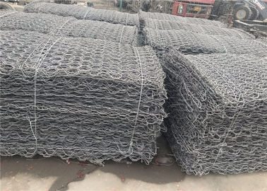 2*1*1m Retaining Wall 60*80mm Gabion Wire Mesh