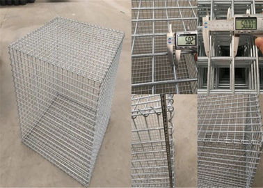 3.5mm Garden Fence 2x1x0.5m Welded Gabion Wire Mesh
