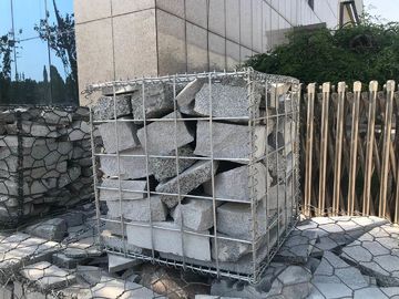 Hot Dip Galvanized Welded Gabion Wire Mesh Gabion Basket Rock Fall Protection