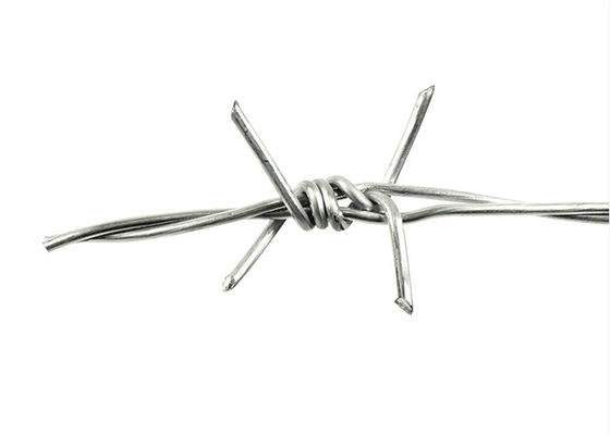 1.6mm HDG Reverse Twist Steel Barbed Wire Border ety Protection