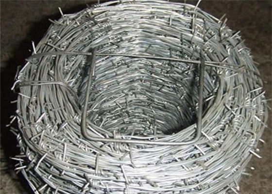 Powder Coated Single Twist 4 Points Farm Barbed Wire 10kg/Coil