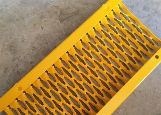 Aluminium Crocodile Mouth Hole 0.12MM Galvanized Grip Strut