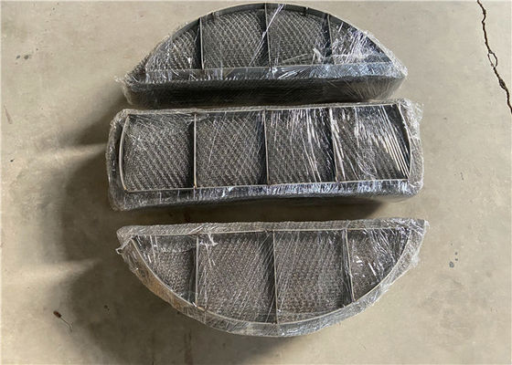 Gas Liquid Filter Wire Mesh Demister Pad SS 304 For Vapor Liquid Filter