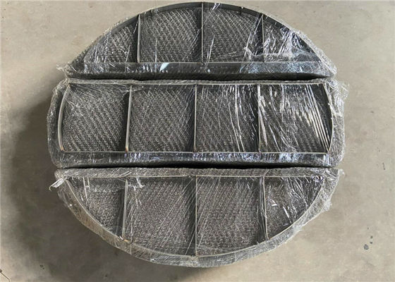Gas Liquid Filter Wire Mesh Demister Pad SS 304 For Vapor Liquid Filter