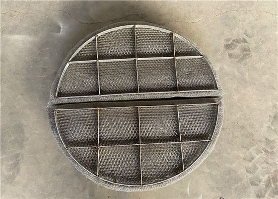SS 304 Grade Wire Mesh Demister Pad For Chemical Tower In Boiler Steam Drum