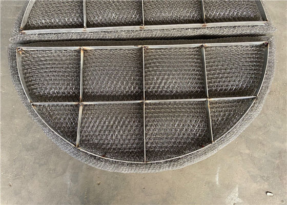 SS 304 Grade Wire Mesh Demister Pad For Chemical Tower In Boiler Steam Drum