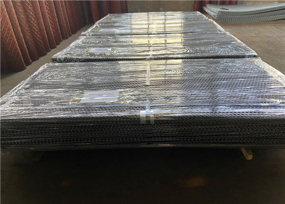 Black Iron 1.22x2.44m Flattened Expanded Metal Sheet For Building