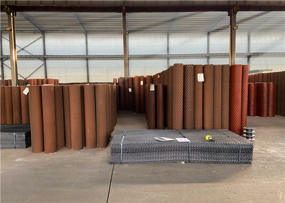 Stretched 1.2m Width Expanded Metal Wire Mesh