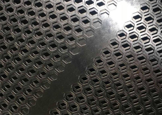 Diamond Hole Galvanized Perforated Wire Mesh Plate Thickness 0.8mm