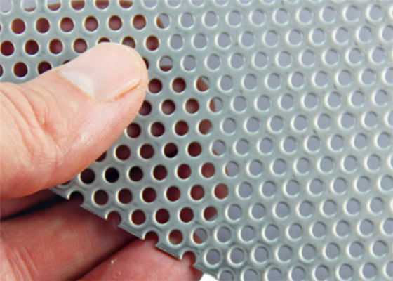 1x2m Galvanized Square Hole Perforated Metal Screen For Window / Door