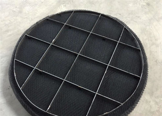 Round 200mm Length Mist Eliminator Wire Mesh Demister Pad