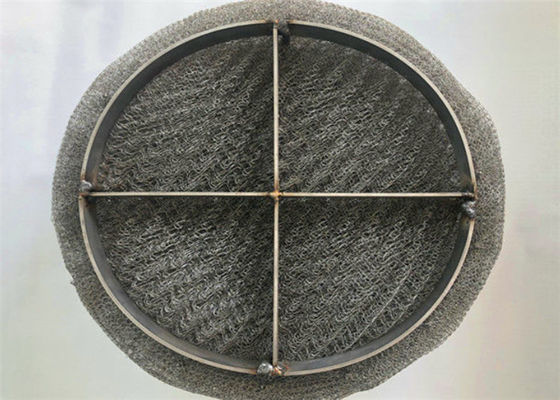 Ss 304l Oil / Air Purification ISO Mesh Pad Mist Eliminator