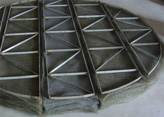 0.08mm Dia Titanium Knitted Wire Mesh Demister Pad