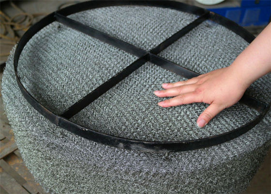 Ss 304l Oil / Air Purification ISO Mesh Pad Mist Eliminator