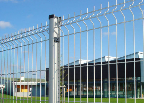 5.0mm Curved Beta Pvc Coated Garden Border Fence With Folds