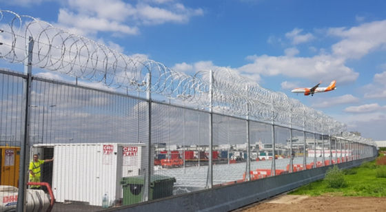 4.5mm Hot Dip Galvanized 358 Security Fencing For Stadium
