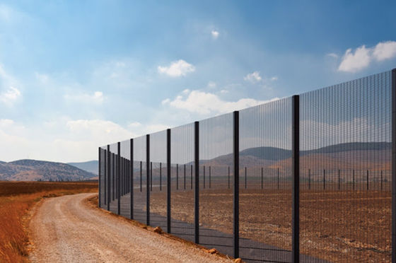 4.5mm Hot Dip Galvanized 358 Security Fencing For Stadium