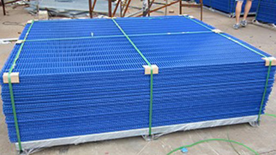 Galvanized Welded Anti Climb 358 Mesh Fence 3'' X 0.5'' X 8 Gauge