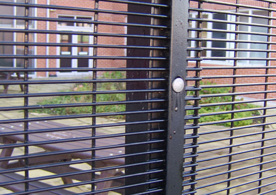 5ft / 6ft Height Pvc Coated Airport 358 Anti Climb Fence