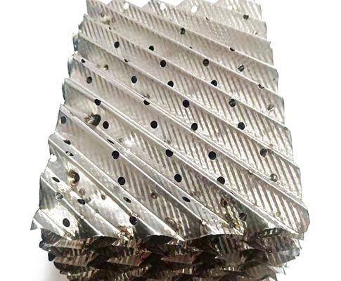 SS304 SS316 Corrugated Plate Structured 125Y Metal Tower Packing