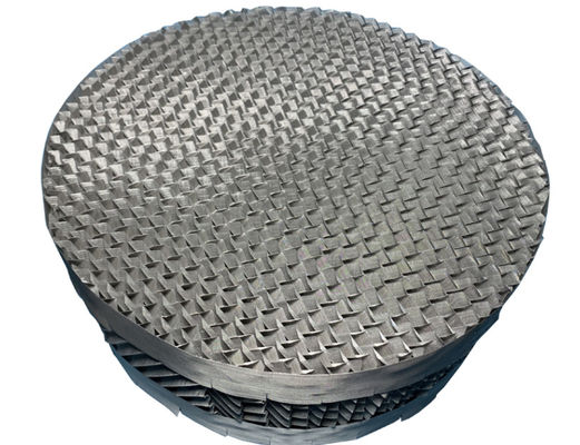 Perforated Plate Corrugated 125X 350Y Metal Structured Packing