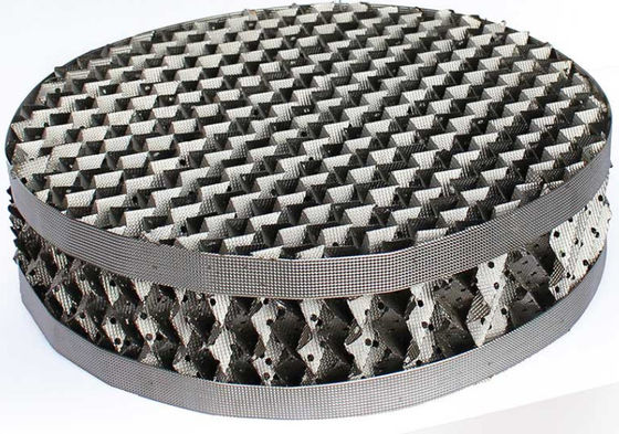 Stainless Steel 304 Knitted Wire Mesh 250y Metal Structured Packing