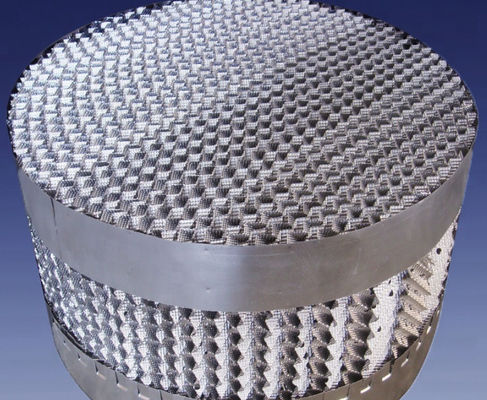 Corrugated 350Y Metal Structured Packing For Desorption Tower