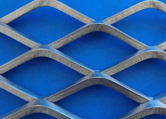 4ft X 8ft Diamond Hole Perforated 8mm Aluminum Expanded Sheet For Security Wall