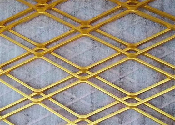 Powder Coated Diamond Hole ISO Expanded Metal Wire Mesh for Platform Step Ladder