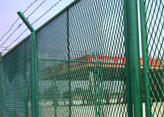 4ft X 8ft Diamond Hole Perforated 8mm Aluminum Expanded Sheet For Security Wall