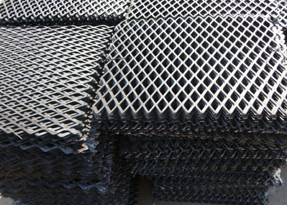 Security Iso 9001 Galvanized 0.3mm Expanded Metal Wire Mesh Sheet Diamond