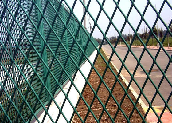 Heavy Duty Diamond Gi Expanded Mesh Sheet For Screening / Security