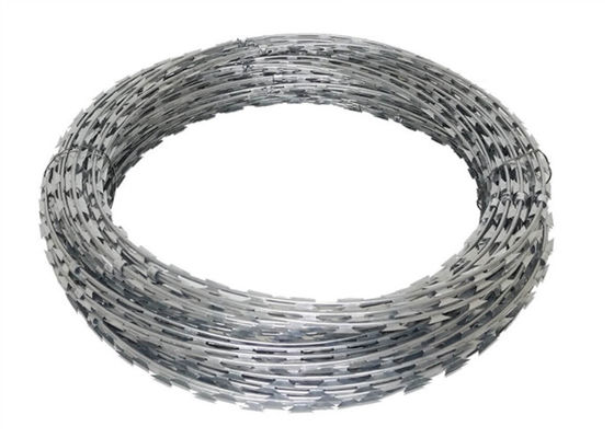 Flat Wrap Low Carbon Steel Bto 22 Razor Blade Fencing Wire Coil Diameter 200-980mm