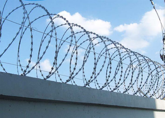 Dia 600mm Bto-22 Anti Piracy Razor Barbed Wire Galvanized