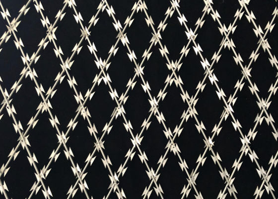 Bto-30 Galvanized Coil Diameter 450mm Concertina Barbed Tape