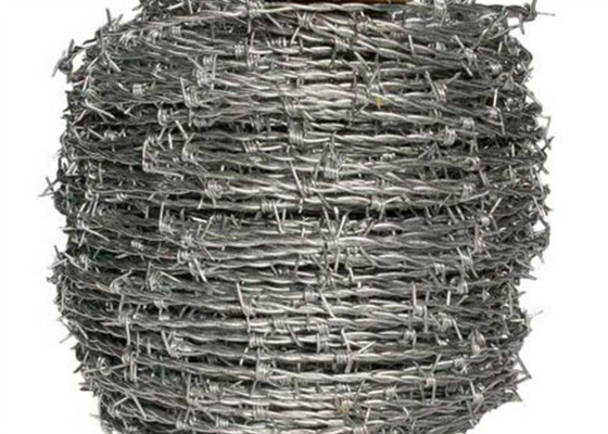 Double Twisted Q235 4 Points Steel Barbed Wire Security Protection
