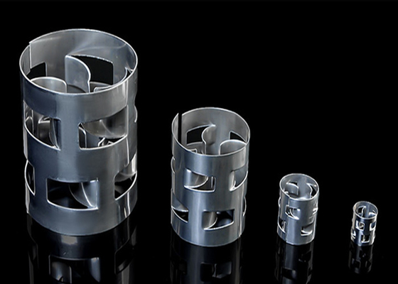 SS304 Metal Tower Packing Metal Pall Ring For Vacuum Distillation 50*50*0.5mm