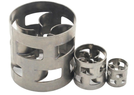 Ss 304 Metal Random Packing Pall Ring For Extraction Yh-50 50*50*0.8mm