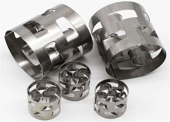 Tower 25*25mm*0.4mm Metal Random Packing Ss 304 In Distillation Column