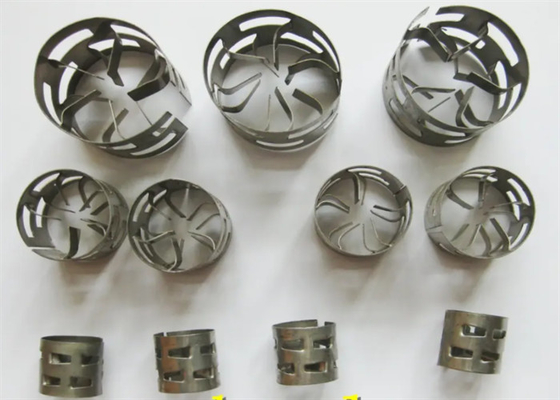 Carbon Steel 38*38*0.5mm Packing Pall Ring For Absorption Columns