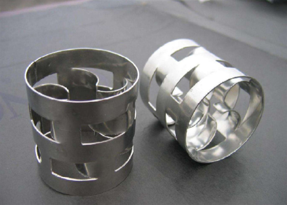 Rachig / Pall Metal Random Packing Gas Liquid Separation 50mm Stainless Steel